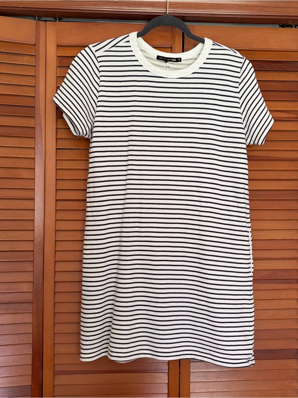 Rag & Bone Jean French Terry Mini Dress With Pockets